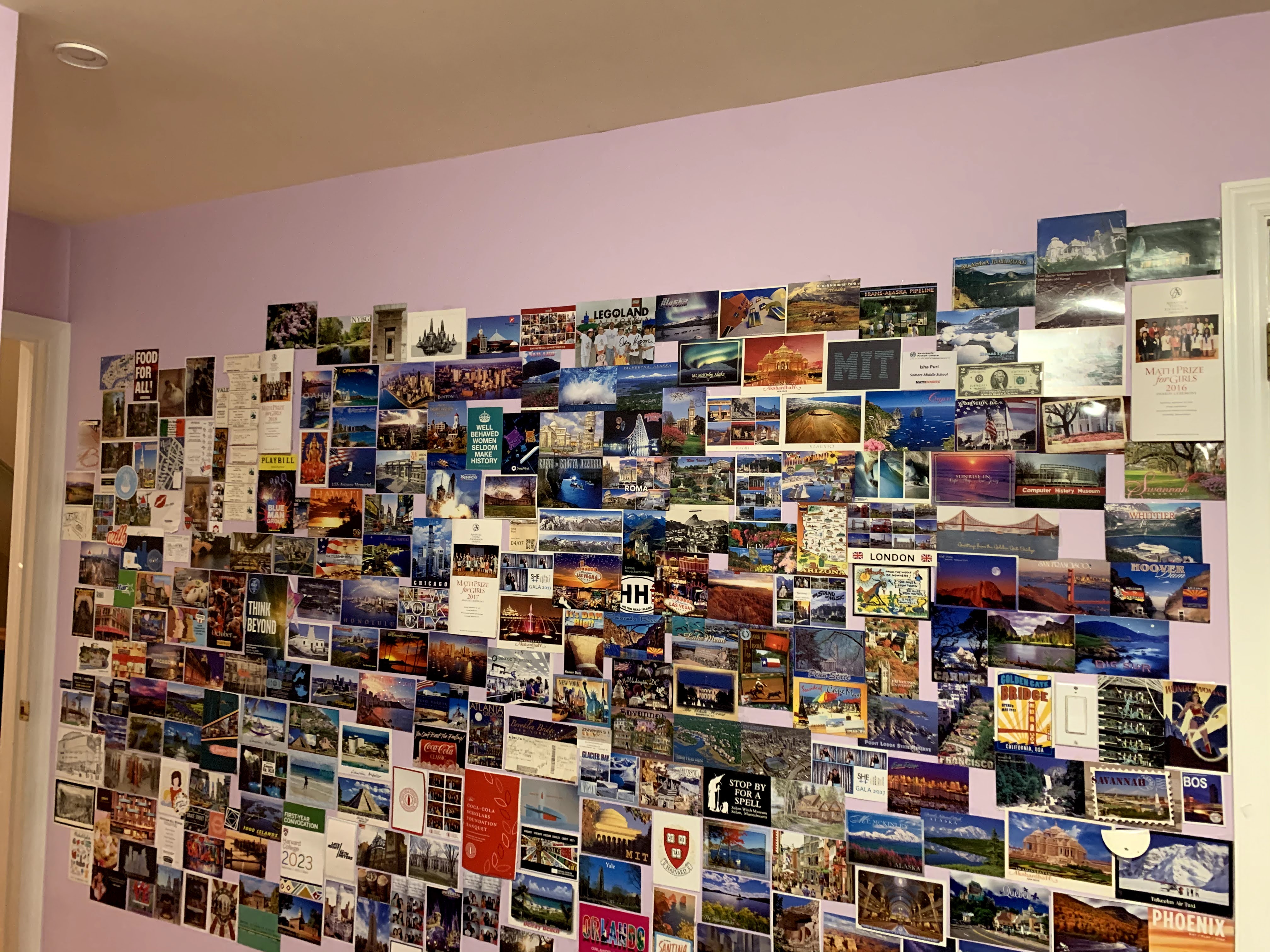 My Postcard Wall